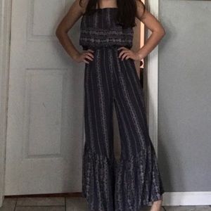 japna strapless jumpsuit